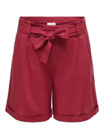 Carisola Shorts med høj talje og bælte