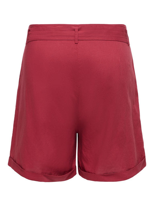 Carisola Shorts med høj talje og bælte