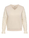 CarBrooklyn - V-Hals Blonde Sweatshirt