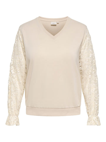 CarBrooklyn - V-Hals Blonde Sweatshirt