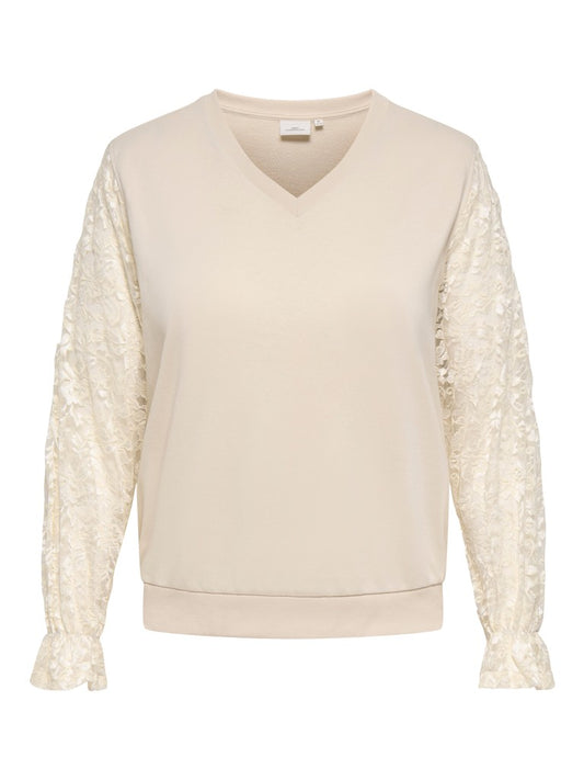 CarBrooklyn - V-Hals Blonde Sweatshirt