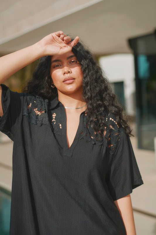 CarGelina Joanna - Kjole med Blonde