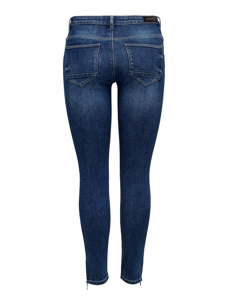 ONCKENDELL REG WAIST ZIP SKINNY JEANS