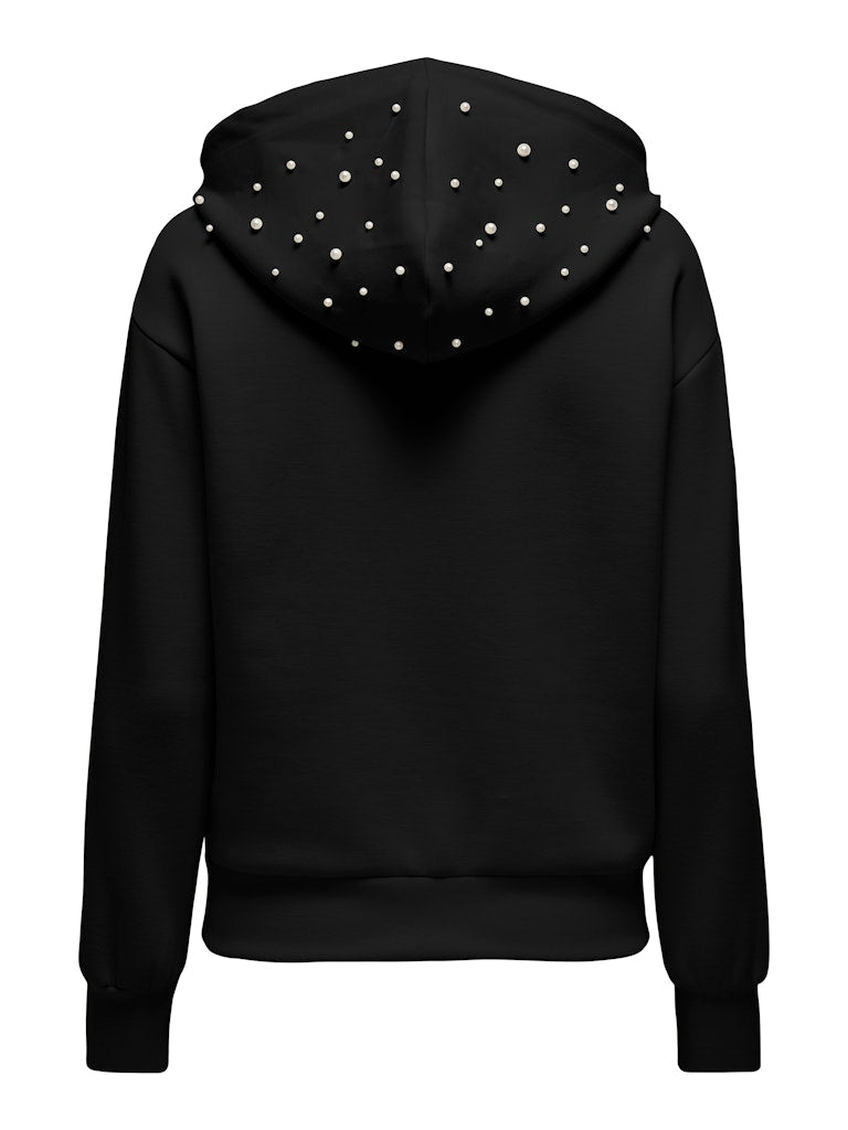 CARFANCY L/S ZIP PEARL HOOD SWEAT