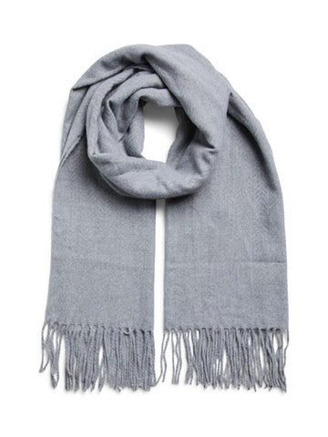 PcKial - Langt Tørklæde - Light Grey Melange - Noos