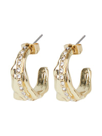 FPFINURLA D HOOP EARRINGS PLATED