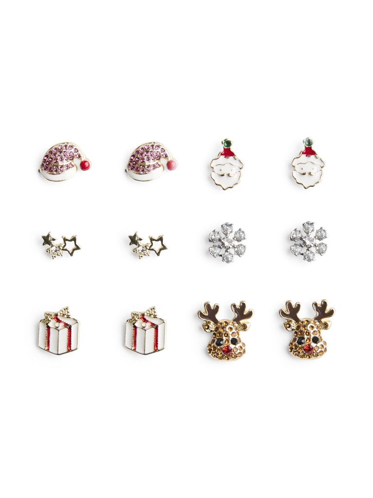 PCNINA 6-PACK XMAS EARSTUDS