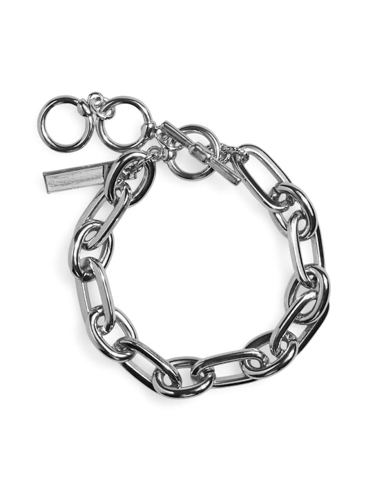 PcRandi - Sølvfarvet Lænke Armbånd