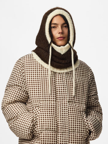 PcNambi - Balaclava - Brun/Offwhite