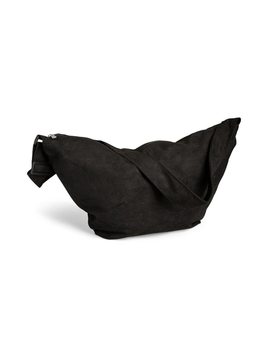 PCAMANDA - Sort XL Bumbag i Russkindslook