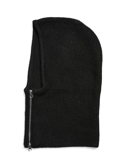 PcCrimi Balaclava Med Lynlås - Sort