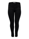 CarAugusta HW Skinny Black Jeans - 3 længder - Noos