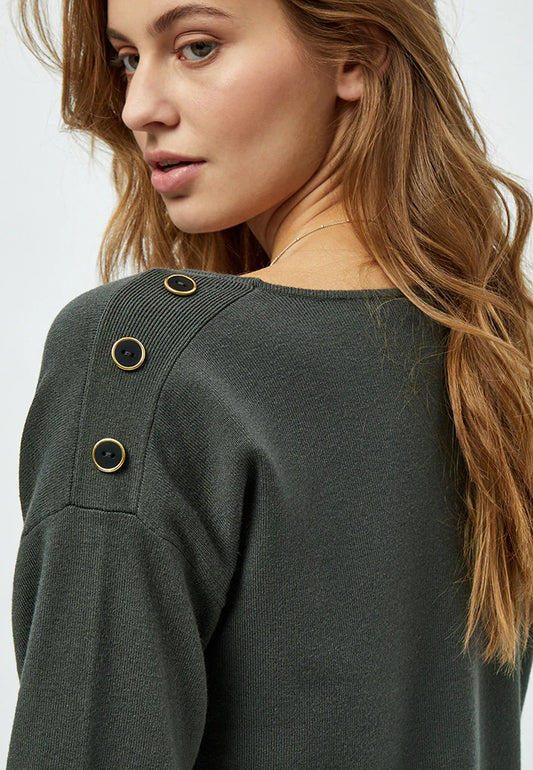 PCRosalia - Strikkjole med Bådhals