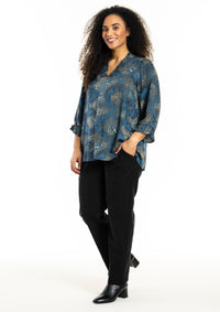 StFeodora Blouse with Smock Neck