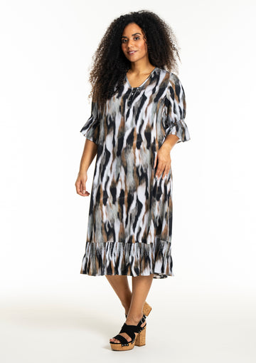 StGena - Kjole med flæser