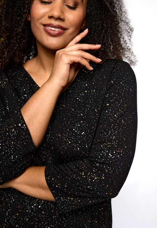 StDitte - Tunika med guld / sølv