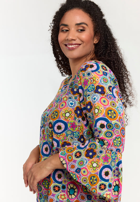 StLiv - Multifarvet Bluse