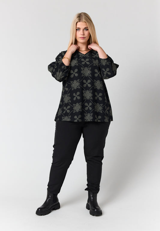 StEmmy - Bluse med Blomsterprint