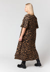 StChrista - Maxikjole med Leopardprint