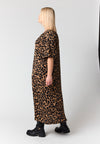 StChrista - Maxikjole med Leopardprint