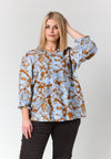 StFeodora - Bluse med Smockdetaljer