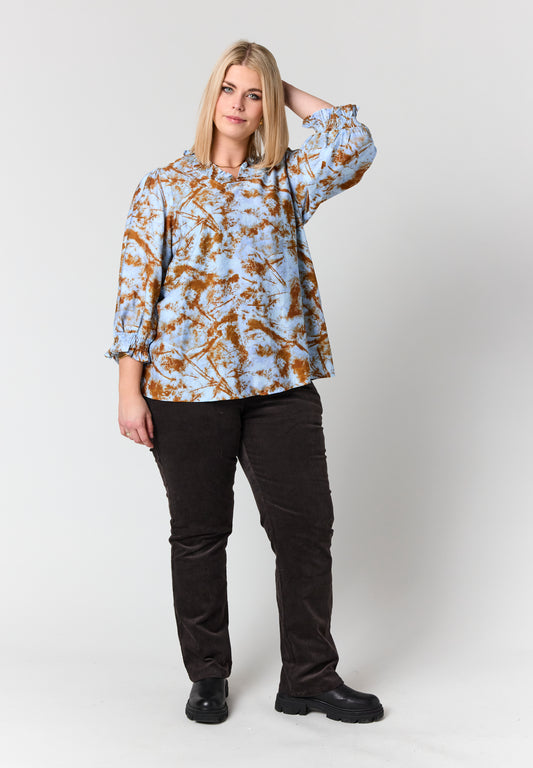 StFeodora - Bluse med Smockdetaljer