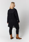 StAislyn - Cardigan med Blondedetaljer