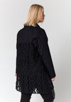 StAislyn - Cardigan med Blondedetaljer