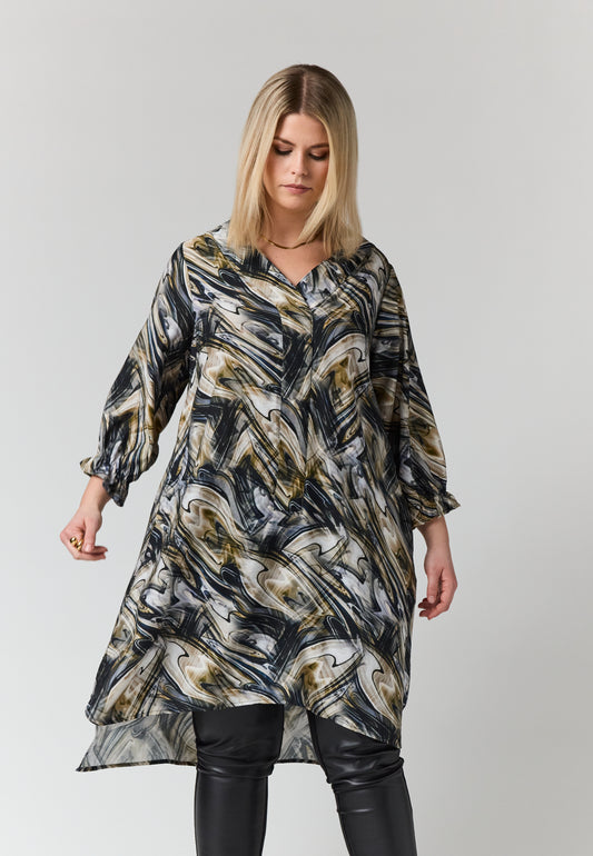 StElma - Tunika med Abstrakt Print