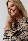 StFeodora - Bluse med Smockdetaljer