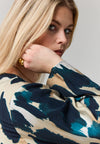 StBerit - Bluse med Print