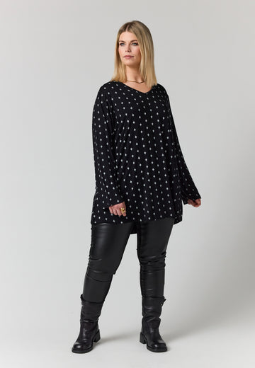 StBerit - Bluse med Små Blomster