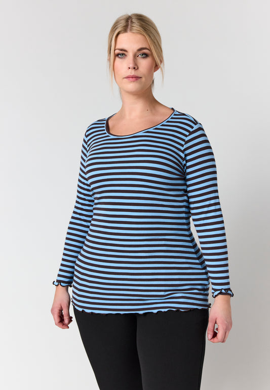 SgRib - Stripet Bluse - NOOS