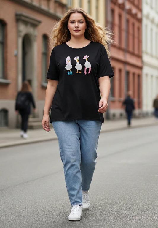 OxT-shirt - Kortærmet (Spa Ducks print)