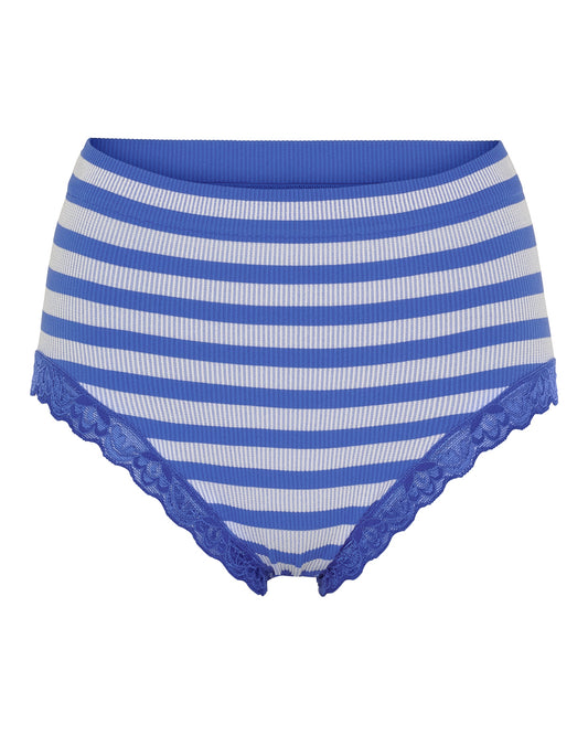 TsISA - Stribet Rib Midi Panties