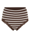 TsISA - Stribet Rib Midi Panties