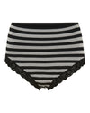 TsISA - Stribet Rib Midi Panties