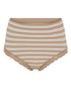 TsISA - Stribet Rib Midi Panties