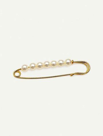 TsTea - Guldbelagt Broche