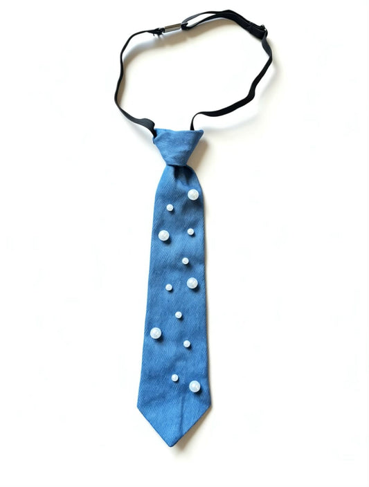 TsTie - Denim Slips med Perler