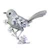 TsBird Tail - Guldbelagt Broche