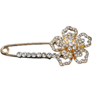 TsFlower 2 - Broche med Sten