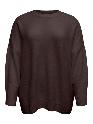 VMCBoom - Strikbluse - Brun - Noos