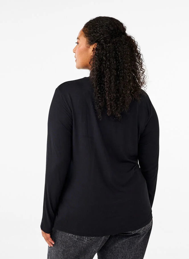 ZiVTURTLE NECK - LS BLOUSE