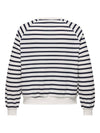 CARJUDY L/S STRIPE HEART SWEATSHIRT