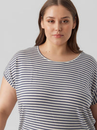 VMAYA PLAIN SS TOP STRIPE GA NOOS CURVE