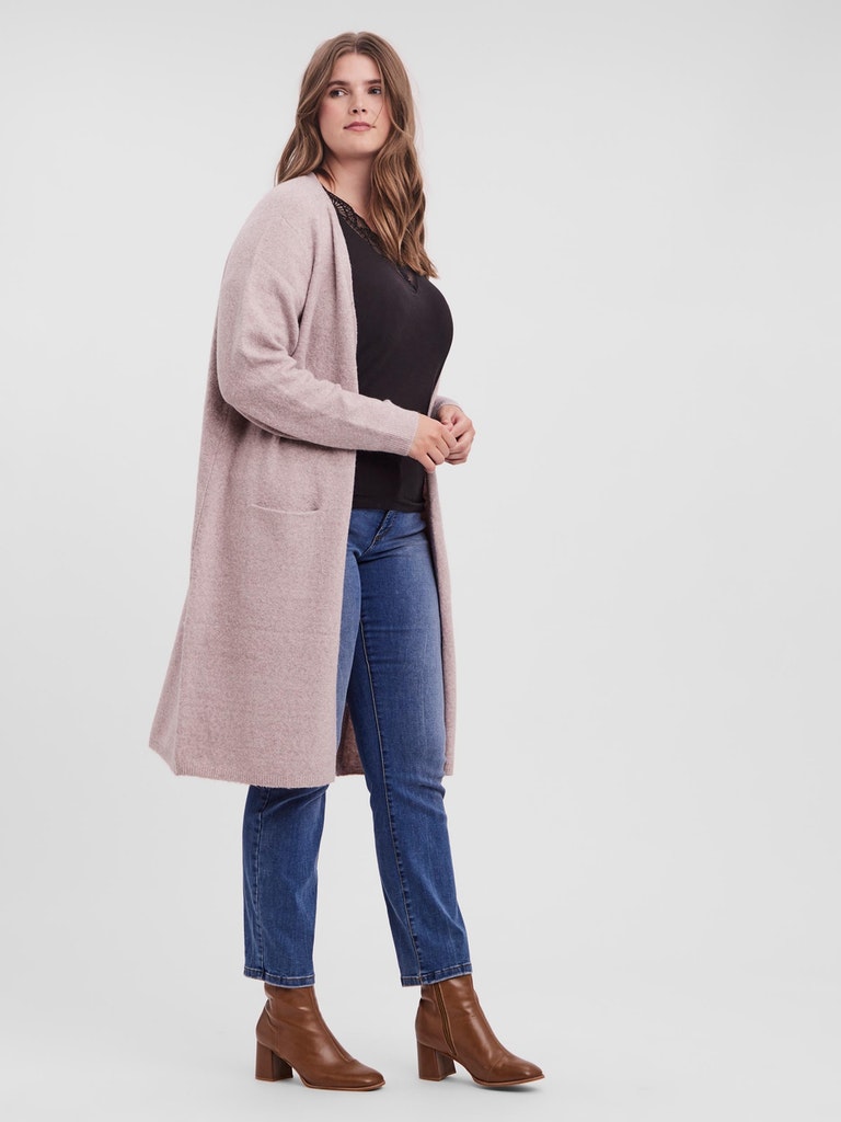 VMDOFFY LS LONG OPEN CARDIGAN GA CURVE