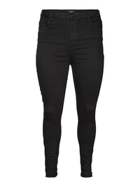 VMSANDRA SHR SKINNY JEANS BLACK