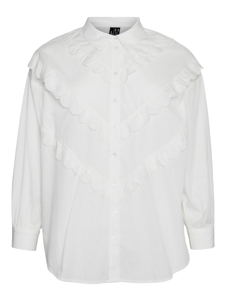 VMCBEATE LS SCALLOP SHIRT WVN CUR