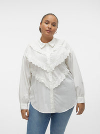 VMCBEATE LS SCALLOP SHIRT WVN CUR